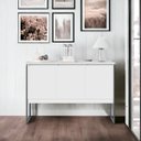 Ver imagem 1 de Buffet Classico com 3 Portas Veneza Branco Preto