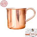 Ver imagem 2 de Caneca em Cobre Puro sem Verniz para Uso Medicinal - 350ml