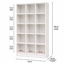 Ver imagem 4 de Estante Livreiro Colméia com 15 Nichos