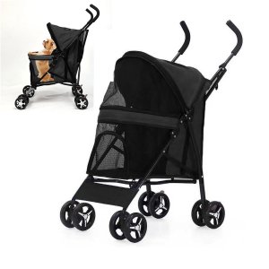 Carrinho Cao Gato Cachorro Pet Passeio Ar Livre Animal de Estimaçao Transporte Confortavel Lazer Cam