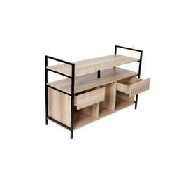Rack para TV Até 50 Polegadas 2 Gavetas 3 Nichos Alfa  - 5