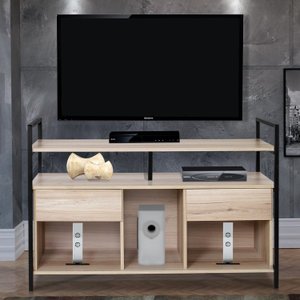 Rack para TV Até 50 Polegadas 2 Gavetas 3 Nichos Alfa 