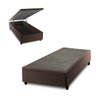 Box Baú Marrom Solteiro 88x188x45 - King House - 2