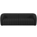 Ver imagem 4 de Kit Sofá 4 Lugares para Sala 292cm com 01 Poltrona Lazio M03 Corano Preto - Lyam Decor