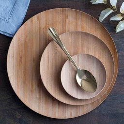 24 Pratos de Bambu 11x1,5cm Servir Bares Casa de Eventos Petiscos Sobremesas Verona Lyor - 8 24 Pratos de Bambu 11x1,5cm Servir Bares Casa de Eventos Petiscos Sobremesas Verona Lyor - 8