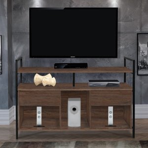 Rack para TV Até 50 Polegadas 2 Gavetas 3 Nichos Alfa 