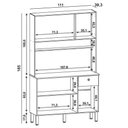 Ver imagem 4 de Armário de Cozinha Compacta 111cm Stylo K02 Freijó/vanilla - Mpozenato