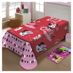 Cobertor Manta Jolitex Soft Personagens Minnie - 1