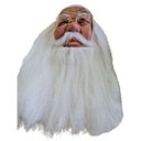 Ver mais imagens de Mascara de Papai Noel Realista Fantasia Natal Natalino Latex Barba Oculos Gorro Festa Fim de Ano com
