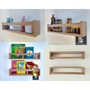 Ver imagem 4 de Kit Com 3 Prateleiras De Cozinha Porta Tempero Nicho De Parede Mdf Madeira 55cm