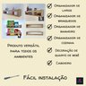Kit Com 3 Prateleiras De Cozinha Porta Tempero Nicho De Parede Mdf Madeira 55cm - 7