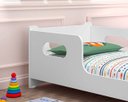 Ver imagem 3 de Cama Infantil Montessoriana Meninas Meninos Baby para Quarto Criança Encanto com Colchão Cor Branco