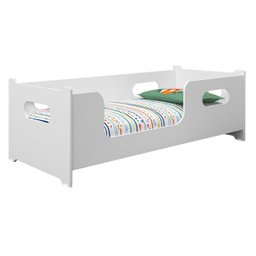Cama Infantil Montessoriana Meninas Meninos Baby para Quarto Criança Encanto com Colchão Cor Branco - 5