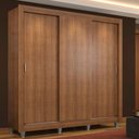 Ver imagem 1 de Guarda Roupa Casal Madesa Mônaco 3 Portas de Correr com Pés - Rustic