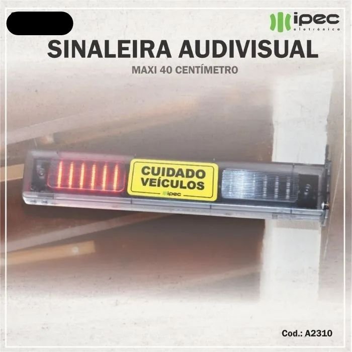 Sinaleira de Garagem Veicular Audiovisual Led Maxi Ipec - 2