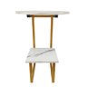 Mesa de Cabeceira Canto Redonda Lateral Sala Quarto Varanda Multiuso Escritorio Decoraçao Minimalist - 3