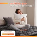 Ver imagem 7 de Cama Box Baú Casal Colchão com Molas Ensacadas City Pillow Top 138x188x64cm Preto Hellen