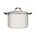 Ver imagem 1 de Caldeirão Tramontina Astro Silicone em Aço Inox com Fundo Triplo com Tampa de Vidro 30 Cm 20,8 L Tra