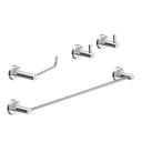 Ver imagem 1 de Kit de Acessórios para Banheiro Escovado 4 Peças Grego Metal 2050at