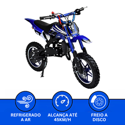 Mini Moto Cross Azul 49cc - Dsr - 5