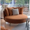 Chiasse, Sofá, Poltrona Redonda Lívia 120x80cm Veludo - Smarter Moveis - 5