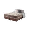 Cama Box King Marrom + Colchão Espuma D70/D28 2 Pillow Top Orleans 193x203x63cm - 1