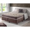 Cama Box King Marrom + Colchão Espuma D70/D28 2 Pillow Top Orleans 193x203x63cm - 2