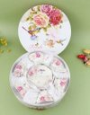 Ver imagem 1 de Conjunto de 6 Xícaras com 6 Pires em Porcelana 220ml da Coleção Princesa