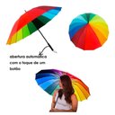 Ver imagem 2 de SOMBRINHA LONGA AUTOMATICA ARCO-ÍRIS YAZI 20506
