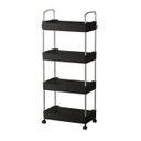 Ver imagem 1 de Prateleira Organizadora Multiuso Preto Gh203 - 89 Cm