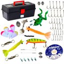 Ver imagem 2 de Kit Pesca Caixa Alicate Pega Peixe Isca Artificial +itens
