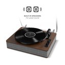 Ver mais imagens de Toca-discos vinil c/ conversor digital, alto-falante estéreo e transmissão remota de áudio