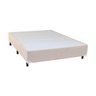Cama Box Casal com Gaveta Mega Chenille Lyon Blanc - 138x188 - 2