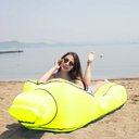 Ver imagem 2 de Sofá de Ar Hug Bag Inflável Camping Relaxante Verde VG+