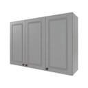 Ver imagem 1 de Armário Aéreo 1,20cm 3 Portas 100% Mdf Titânio Fosco Amoudi