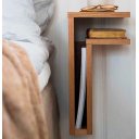 Ver imagem 2 de Revisteiro Suspenso Lara em Madeira Maciça Imbuia