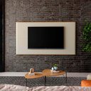 Ver imagem 3 de Painel Suspenso 177cm para Tv Sala de Estar 100% Mdf Cor:louro com Luna