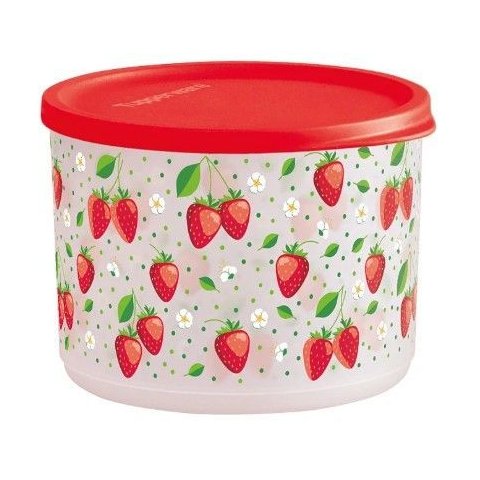 Refri Line Redondo 2,1 Litros Linha Morangos Tupperware