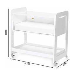 Mini Berço Multifuncional Divicar Branco Acetinado - 6