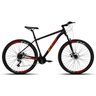 Bike Aro 29 Ksw Xlt100/200 24v com Shimano e Freios Mecânico Cor:preto Vermelho+laranja;tamanho:19 - 1