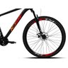 Bike Aro 29 Ksw Xlt100/200 24v com Shimano e Freios Mecânico Cor:preto Vermelho+laranja;tamanho:19 - 4