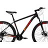Bike Aro 29 Ksw Xlt100/200 24v com Shimano e Freios Mecânico Cor:preto Vermelho+laranja;tamanho:19 - 2