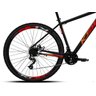 Bike Aro 29 Ksw Xlt100/200 24v com Shimano e Freios Mecânico Cor:preto Vermelho+laranja;tamanho:19 - 3