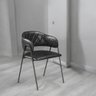 Cadeira Jantar Decor Veneza Courissimo Preto 45x81x54cm - 4