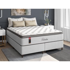 Cama Box Queen  Molas Ensacadas Belvedere 198x158x74