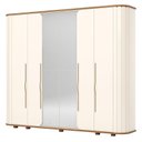 Ver imagem 2 de Guarda Roupa Casal Premium 6 Portas Off White Nature – Henn
