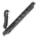 Ver imagem 1 de Régua de Tomada 08 Tomadas Preto