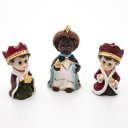 Ver imagem 5 de Kit Presépio Infantil Resina 11 Peças 6 Cm com Casinha Mdf