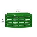 Ver imagem 2 de Grade Veneziana 67x36 Verde Escuro Expositor Metalfrio Vb50