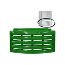 Ver imagem 3 de Grade Veneziana 67x36 Verde Escuro Expositor Metalfrio Vb50